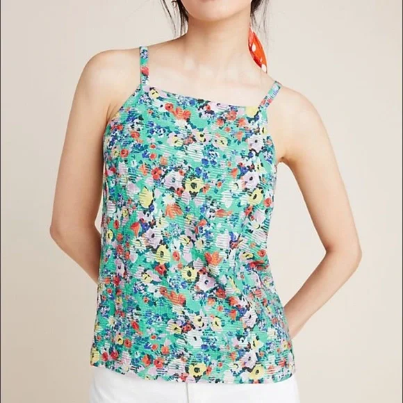 Anthropologie green top - Picture 2 of 12